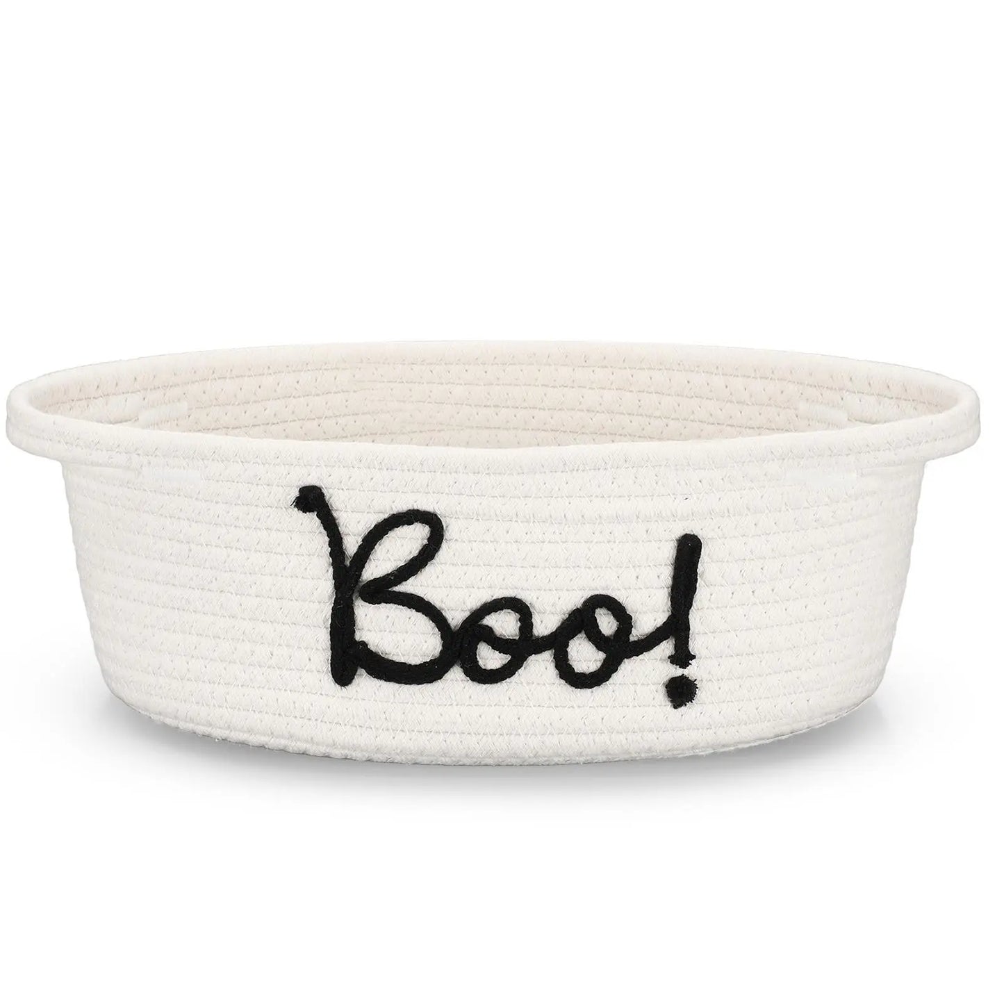 Gejoy Large Boo Basket with Handles for Halloween Spooky Face Boo Basket Cute Halloween Boo Basket Boo Woven Trick or Treat Gift Organizer for Halloween Party Favors, Spooky Gift Basket for Girlfriends Adults Her Bestie Teens Boyfriends Girls Sister Mom
